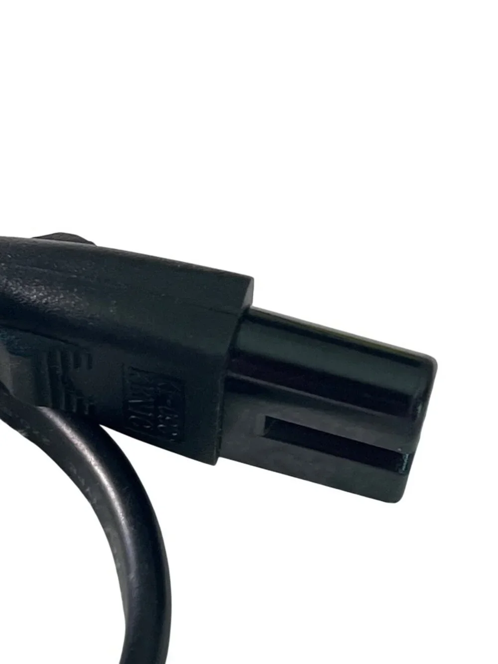 2-Prong Power Cord 7A 125V Black 60 Inches For Small Appliances Or Electronics